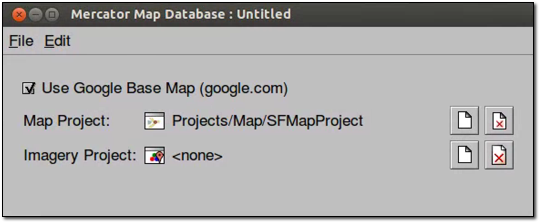 Mercator Maps Database Editor Geo