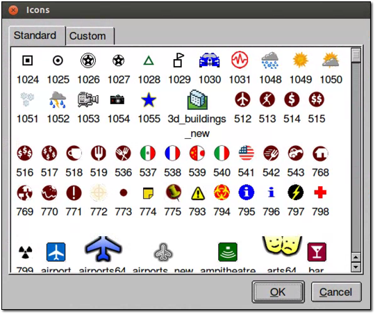 Icons Dialog