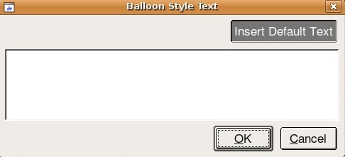 Balloon Style Text window