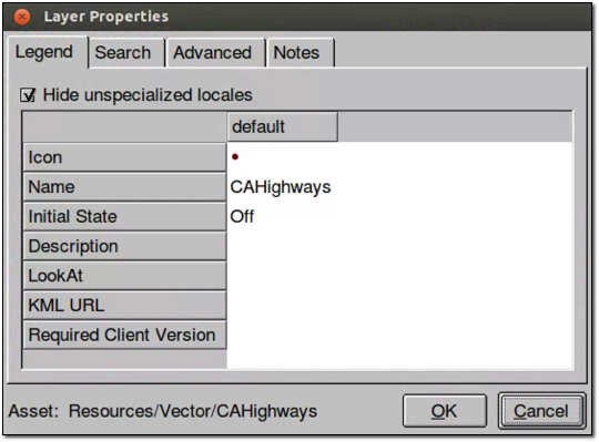 Vector Layer Properties dialog