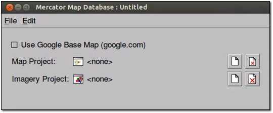 Mercator Maps Database Editor