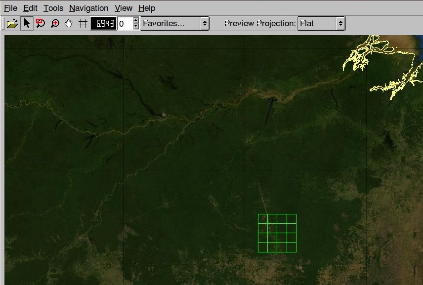 Brazil Imagery mosaic diagram