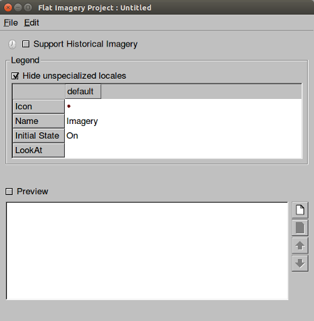 Imagery Project Editor