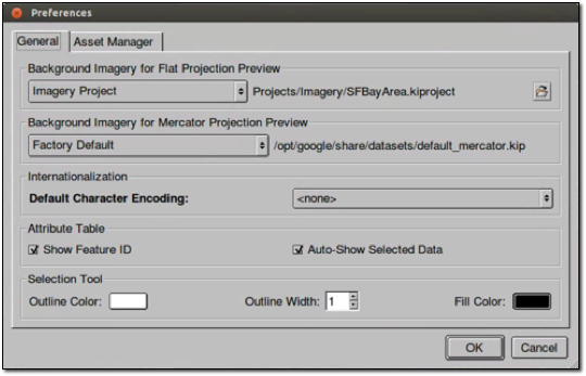 Imagery Project Preferences